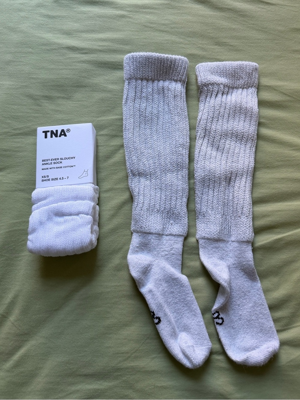 Brand New Aritzia Best-Ever Slouchy Socks